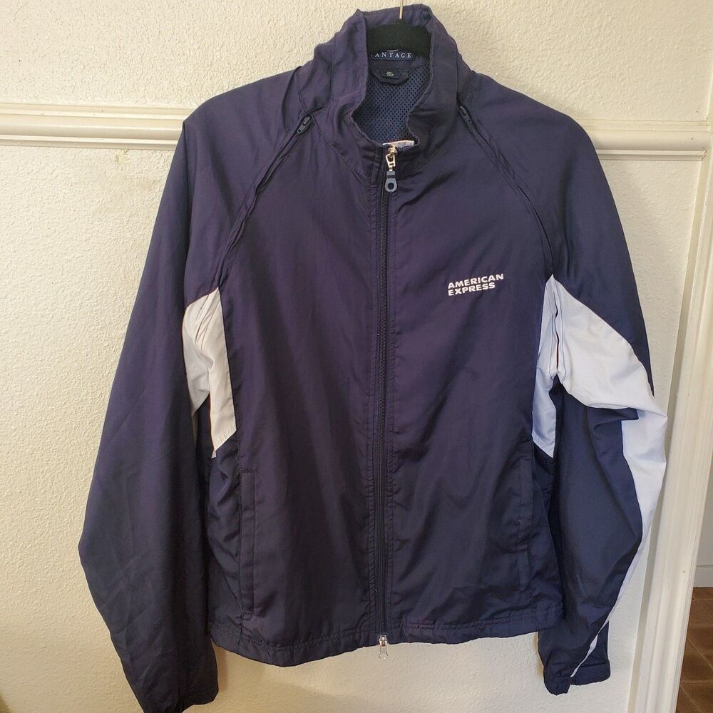 Vintage US Open 2013 Tennis, Vantage Jacket Vest Convertible Blue Size SM